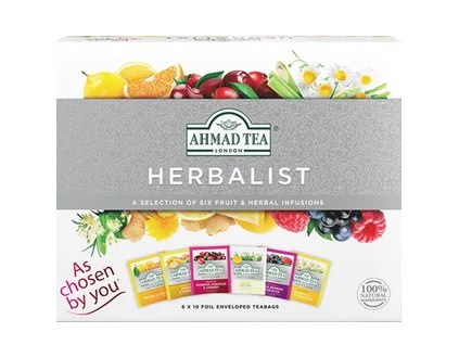 Ahmad Tea Herbalist porciovaný čaj spredu